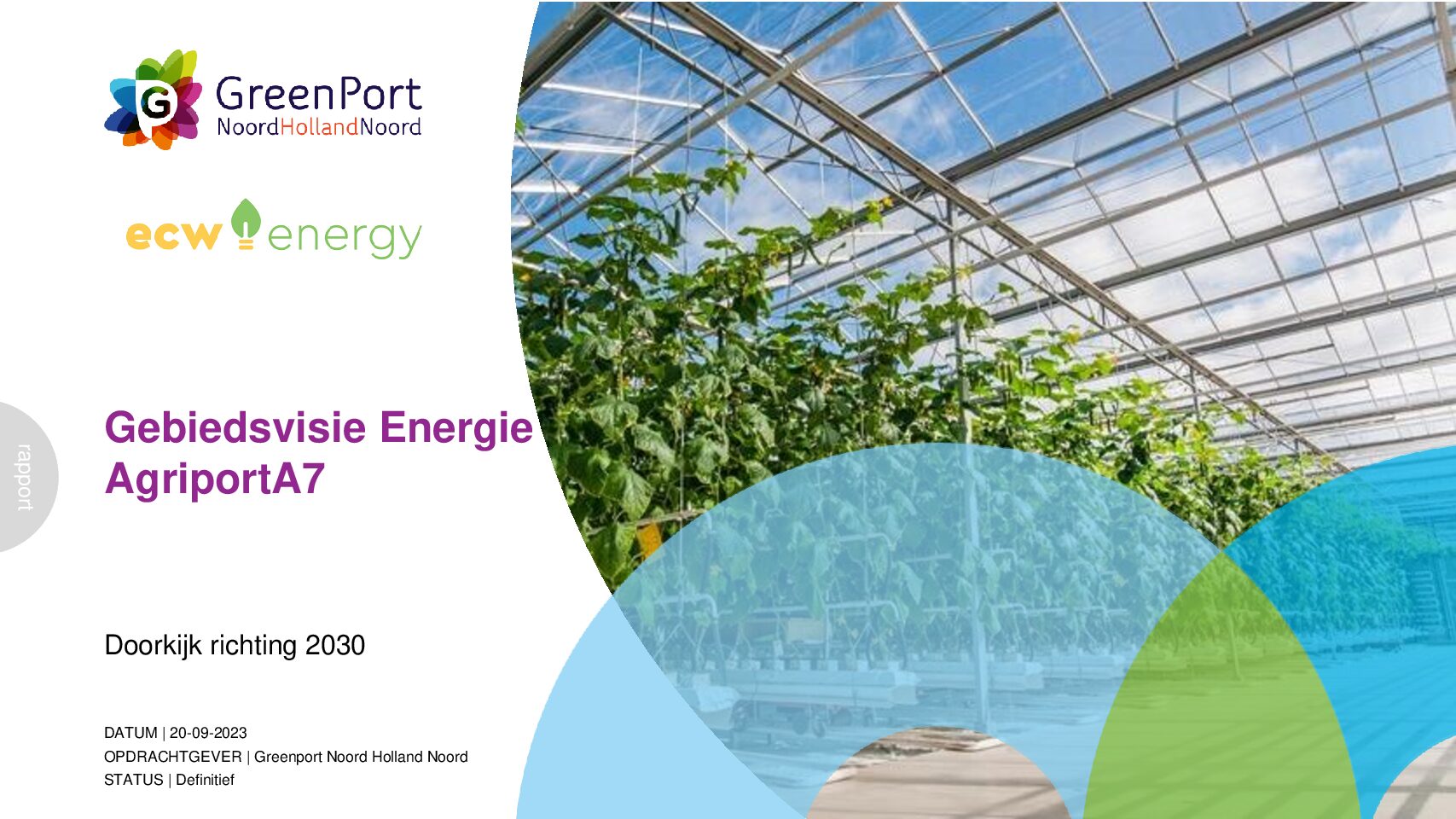 Agriport Gebiedsvisie Energie